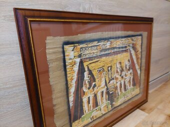 Obraz   Egypt v dřevěném rámu  75 x 55 cm. - 2