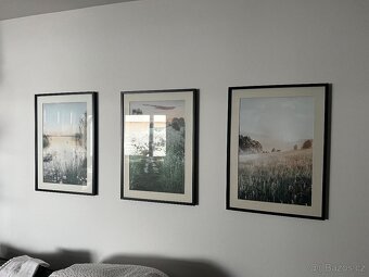 4x rám 50x70cm černý - 2