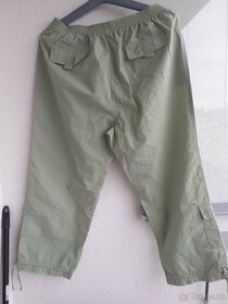 Dámské khaki tříčtvrteční kalhoty, vel. XXL - 2