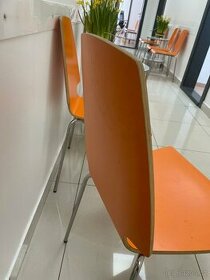 Oranžová židle značka IKEA - 2