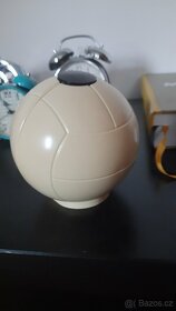 Vzácnější budík  PRIM fotbalový míč 70  roky - 2