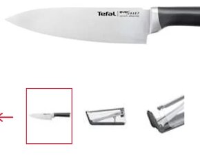 Kuchyňský nůž Tefal "stále ostrý"- nový - 2