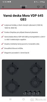 Plynová varná deska - 2