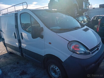 Opel Vivaro 1.9 DTI ( F9QU7 ) 74kW r.2002 bílá na náhradní d - 2