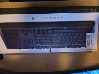 Herní klávesnice Alienware AW510K – mechanická, RGB, nová - 2