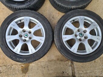 Original alu kola 5x112 R16 s pneu - 2