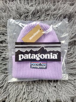 PATAGONIA nová zimní čepice, kulich - Fialová - 2