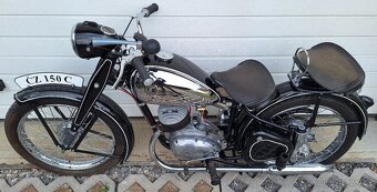Prodám ČZ 150 C rok 1951 s TP. - 2
