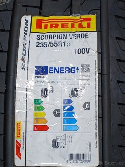 Nové letní pneu Pirelli 235/55/18 - 2