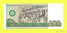 NEVYDANÁ "RR" - Německo DDR, NDR - 200 mark, vzor 1985 - 2
