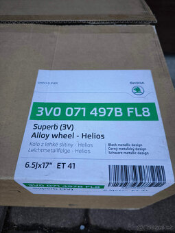 Nové disky 6.5Jx17 ET 41  superb Helios Triton - 2