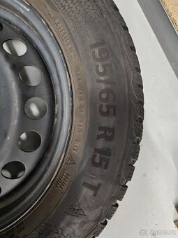 Komplet Zimní Kola Škoda Octavia 2,VW Golf 5/6, 195/65R15 - 2