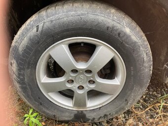 hyundai santa fe 1 alu kola zimní pneu 225/70r16 - 2