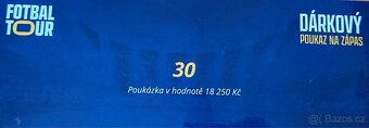 Prodám dárkový poukaz FotbalTour - 2