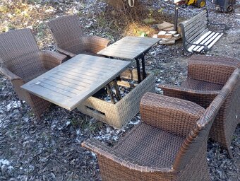 Ratanové židle+stůl - 2