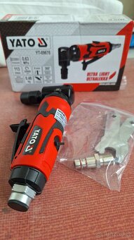 úhlová pneumatická bruska yato - 2