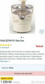Odšťavňovač Tefal - 2