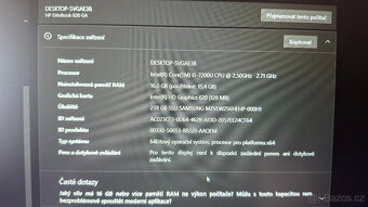 HP ProBook 820 G4, i5-7200U, 16 GB RAM, 250 GB SSD - 2