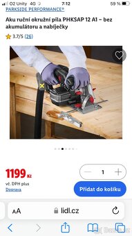 Pila kotoučová Parkside performance - 2