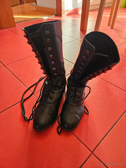 Černé kozačky vel. 40 - 2