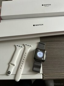 Apple watch series 3 38 mm + řemínky, ochrana hodinek - 2
