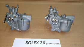 Prodám karburátory Solex 26 po repasi- Škoda, Praga, Walter - 2