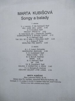 Marta Kubišová - Songy a balady 1989 - 2