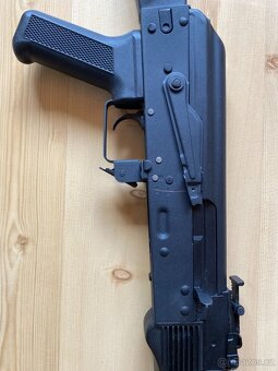 Airsoft AK-74, optika, pistol, vesta, baterie. - 2