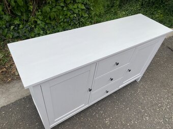 Příborník IKEA Hemnes - bíl. mořidlo - 2