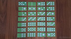 Domino 2 v 1 děti a tečky - 2