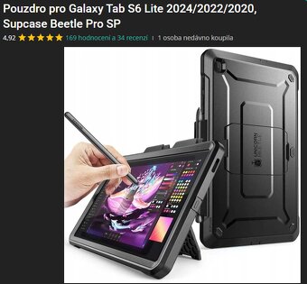 Tablet Samsung Galaxy Tab S6 4GB/64 vč. ochranného krytu - 2