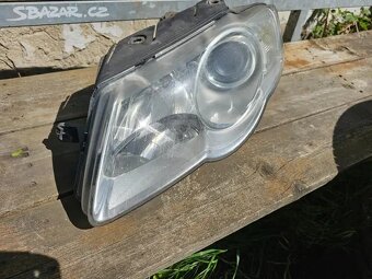 Levé přední světlo VW Passat B6 3c LED žárovky - 2