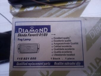 škoda favorit-orig. přední světla - 2
