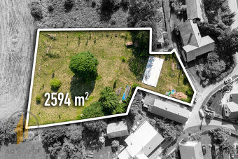Prodej zasíťovaného oploceného stavebního pozemku se stavebn - 2