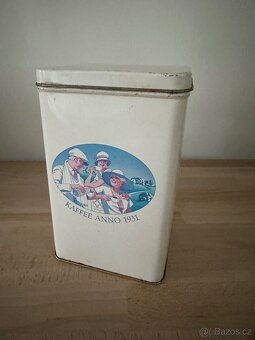 Retro plechovka na kávu - 2