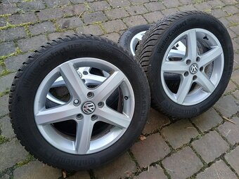 ALU kola,sada,originál VW,ASPEN,205/55 R16,5x112,9,5/8mm - 2