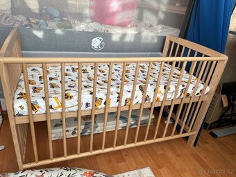 Schardt Přístavná postýlka Micky natur 60 x 120 cm - 2