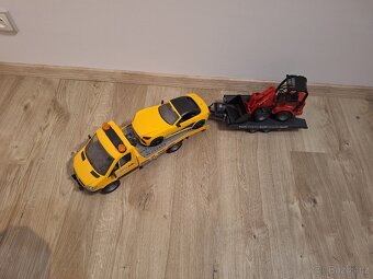 hračky bruder odtahovka a auto - 2