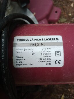 Radiální pokosová pila - 2