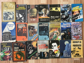 Knihy různé cca 50ks, detektivky Magnet Saturn atd. - 2