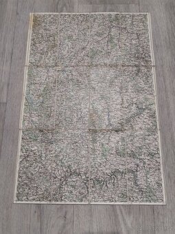 stara vojenska mapa Jjhlava -Iglau -Raišl.Jos. - 2