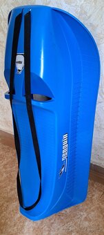 Dětské sáně Alfa Penguin modré - 2