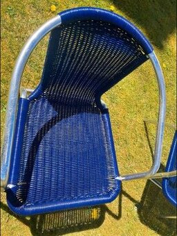 38x restauracní hlinikove ratanove židle s vypletem - 2