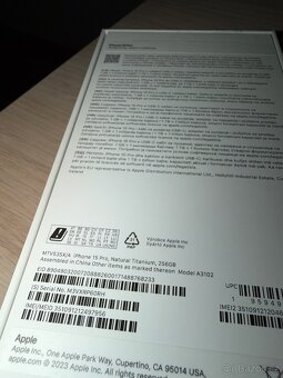 SLEVA | 📱 Apple iPhone 15 Pro, Natural Titanium, 256GB - 2