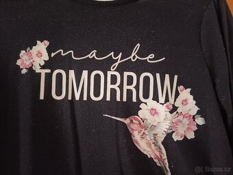 Černá delší halenka - 2