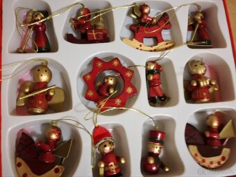 Dřevěné vánoční ozdoby - 2