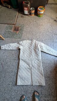 Dlouhý prošívaný gambeson (prošívanice), přírodní - 2