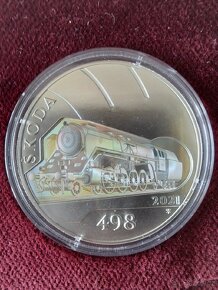 3 × 500 Kč mince lokomotiva Albatros, Jawa 250 a Tatra 603 - 2