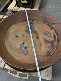 Litinová pánev 94cm prumer. 15 cm výška - 2