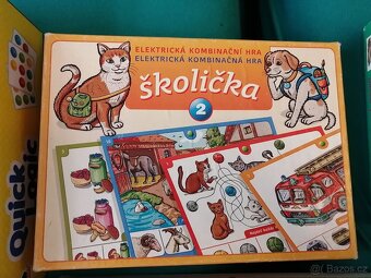 deskové hry, magnetická tabulka s magnetky a puzzle - 2